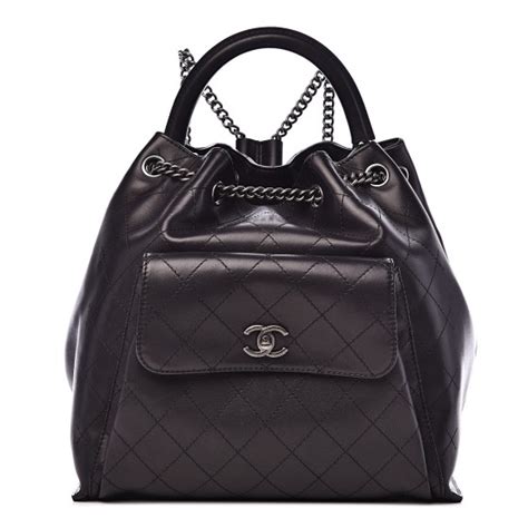 chanel urban luxury drawstring backpack|Chanel backpacks.